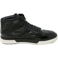 thumbnail image 2 of Alejandro Ingelmo Men's Exotron Leather High-Top Sneaker Chantal Nero - 11M, 2 of 3