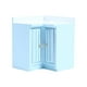 thumbnail image 2 of Casa de muñecas de madera, muebles de cocina en miniatura, accesorios, juego de simulación, decoración armario de esquina, 2 of 9