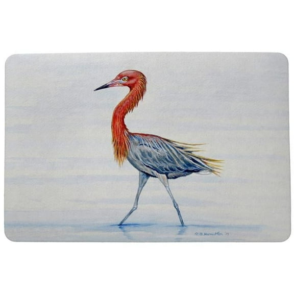 Betsy Drake DM820G Reddish Egret Door Mat - 30 x 50 in.
