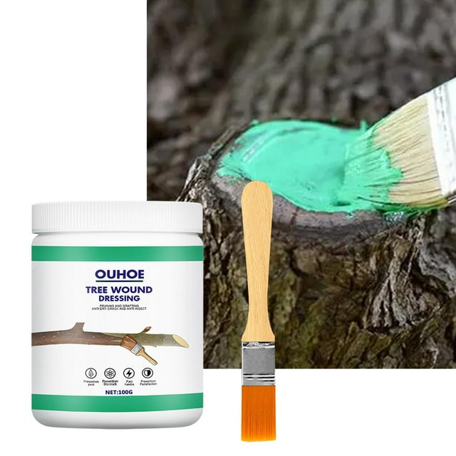 Sellador de heridas de árboles Cola Protector de árboles con cepillo reparación de árboles portátil