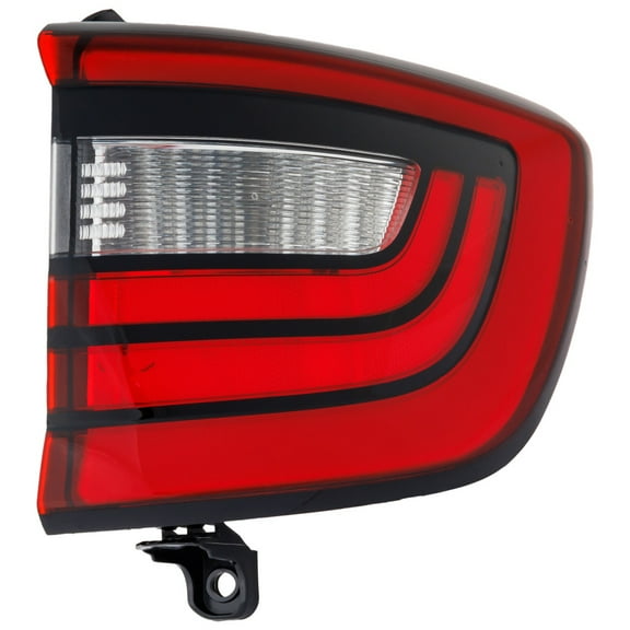 For Dodge Durango 2014-2022 Tail Light Assembly Passenger Side | Outer | CAPA Certified | Clear and Red Lens | Replacement For CH2801206, CH2801206C | 68272126AC, 68272126AB