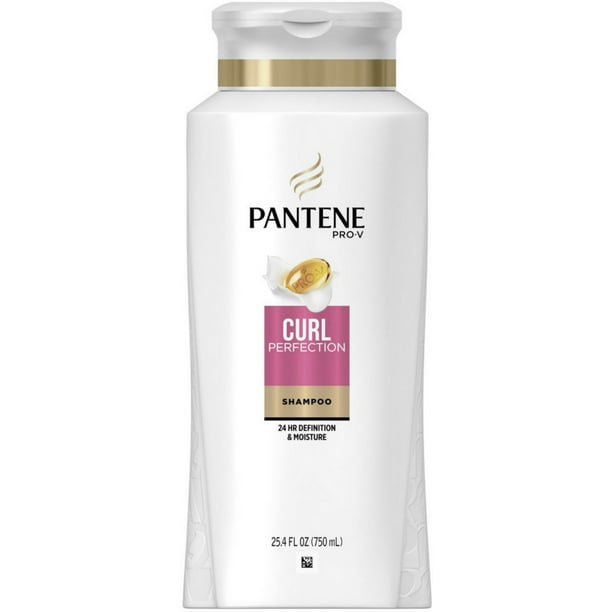 4 Pack - Pantene Pro-V Curly Hair Series Dry to Moisturized Shampoo 25.