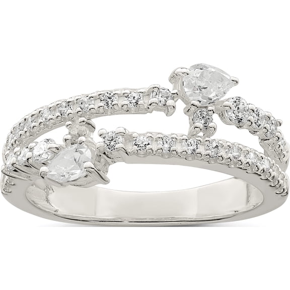 Jewelry by Sweet Pea Sterling Silver CZ Ring