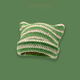thumbnail image 3 of Gorro de lana de punto con orejas de gato estilo japonés para mujer, gorro de otoño e invierno con rayas Deviruchi, cálido y combinable, moderno, 3 of 6