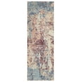 thumbnail image 2 of GlowSol 2' x 6' Hallway Runner Rug Kitchen Modern Abstract Geometric Rugs Non Slip Low Pile Bedroom Rugs for Laundry Room Kitchen, Red Multi, 2 of 7