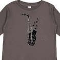 thumbnail image 4 of Inktastic Saxophone Musician Band Gift Idea Boys or Girls Long Sleeve Toddler T-Shirt, 4 of 5