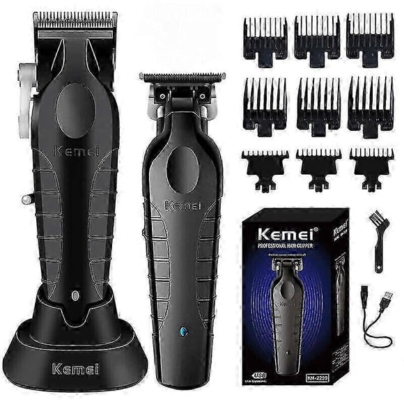 Kemei Cordless Hair Trimmer0mm Clipper Professional Electric Cutting Machine