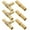Golden, variant on Monyance hose coupler Barb Tee Fittings T-shaped Pex Fittings 3 Way Splitter Union Fitting(2.05X1.22X0.43Inches)