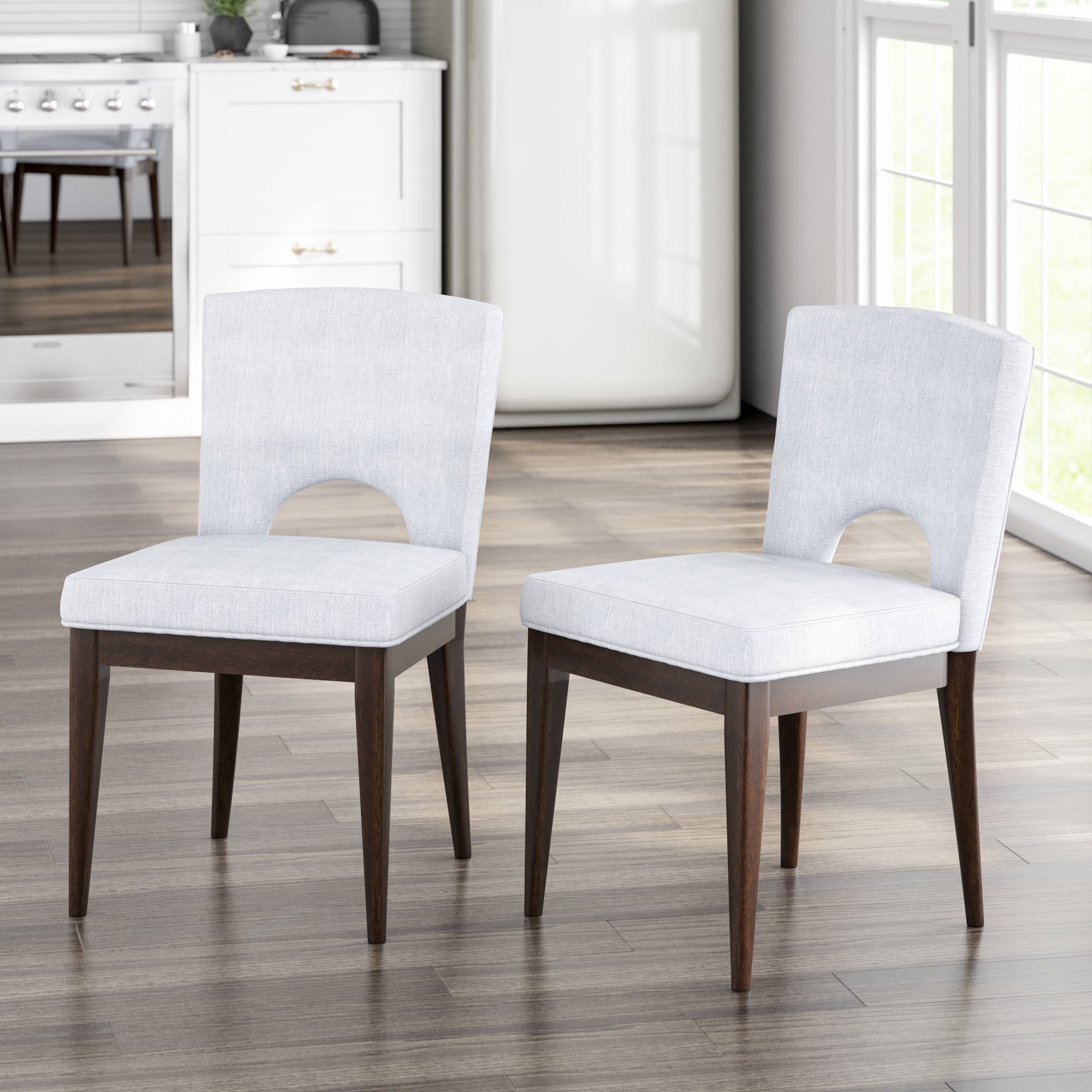 Twin Star Home Upholstered Dining Chairs, Set of 2
