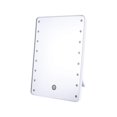 thumbnail image 1 of 16 LEDs Desktop Cosmetic Mirror Touch Screen Dimmable Makeup Mirror With Light Battery Operated Vanity Mirror With Stand ,Widely Use, 1 of 7