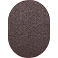 thumbnail image 2 of Furnish My Place Modern Indoor/Outdoor Commercial Burgundy Rug, Modern Area Rug, Baby Nursery Mat, Pet-Friendly Carpet for Living Room, Playroom, Made in USA, 1.5' x 2.25' Oval - Set of 3, 2 of 5