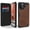 Leather Brown, variant on UAG iPhone 12 Pro Max Case [6.7-inch screen] Flip Folio Cover with Card Slots and Viewing Stand Feather-Light Rugged Metropolis Protective Cover, Smooth PU SATN ARMR Black
