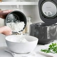 thumbnail image 2 of GreenPan Carb Reducing Electric Rice Cooker, 4 Cups Uncooked, Toxin-Free Ceramic Nonstick, Black, 2 of 9