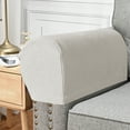 thumbnail image 5 of Hmgxay 2PC Sofa Armrest Cover, Elastic Armrest Protector for Sofas, Thickened Non-Slip Armrest Shield, All-Season Sofa Arm Rest Guard(White), 5 of 6
