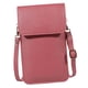 thumbnail image 4 of Mini cruzado para teléfono, monedero para mujer, cruzado, de hombro, 3 bolsillos , cartera, Rosado Soledad Monedero de hombro, 4 of 6