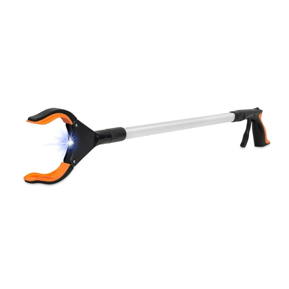 BirdRock Home Grabber Tool with LED Light and Rubber Grip - 32"