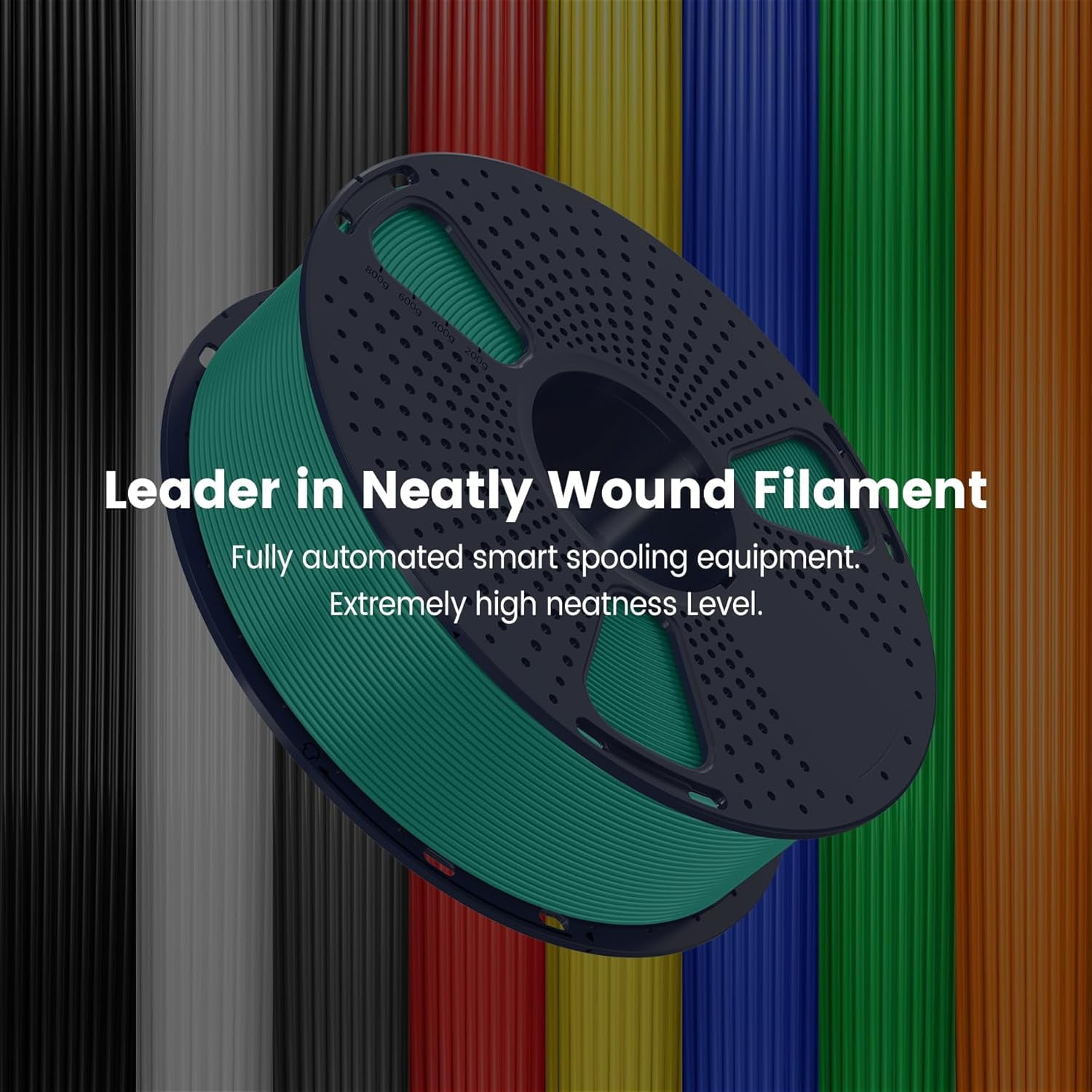 SUNLU PLA 3D Printer Filament 1.75mm, Neatly Wound Printing Filament, Dimensional Accuracy +/- 0.02 mm, Fit Most FDM Printer, 1kg Spool (2.2lbs), Good for Lithophane, White
