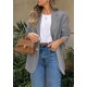 thumbnail image 5 of Blazer PRETTYGARDEN 2025 para mujer, casual, de negocios, color gris, 5 of 6