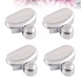thumbnail image 3 of 4PCS Mirror Glass Clip Zinc Alloy Elegant Mirror Glass Clip for Bathroom Kitchen Hotel, 3 of 6
