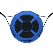 Goplus 40'' Flying Saucer Tree Swing Indoor Outdoor Play Set Swing for Kids Blue