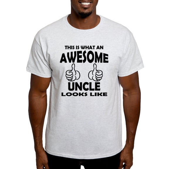 CafePress - Awesome Uncle Looks Like T Shirt - Men's Classic Graphic T-Shirt
