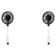 thumbnail image 3 of Ventilador USB Recargable Advancent Enfriamiento Silencioso Negro 2Conjunto, 3 of 6