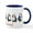 White/Navy Inside, variant on CafePress - Lifes Cool Penguins Mug - 11 oz Ceramic Mug - Novelty Coffee Tea Cup