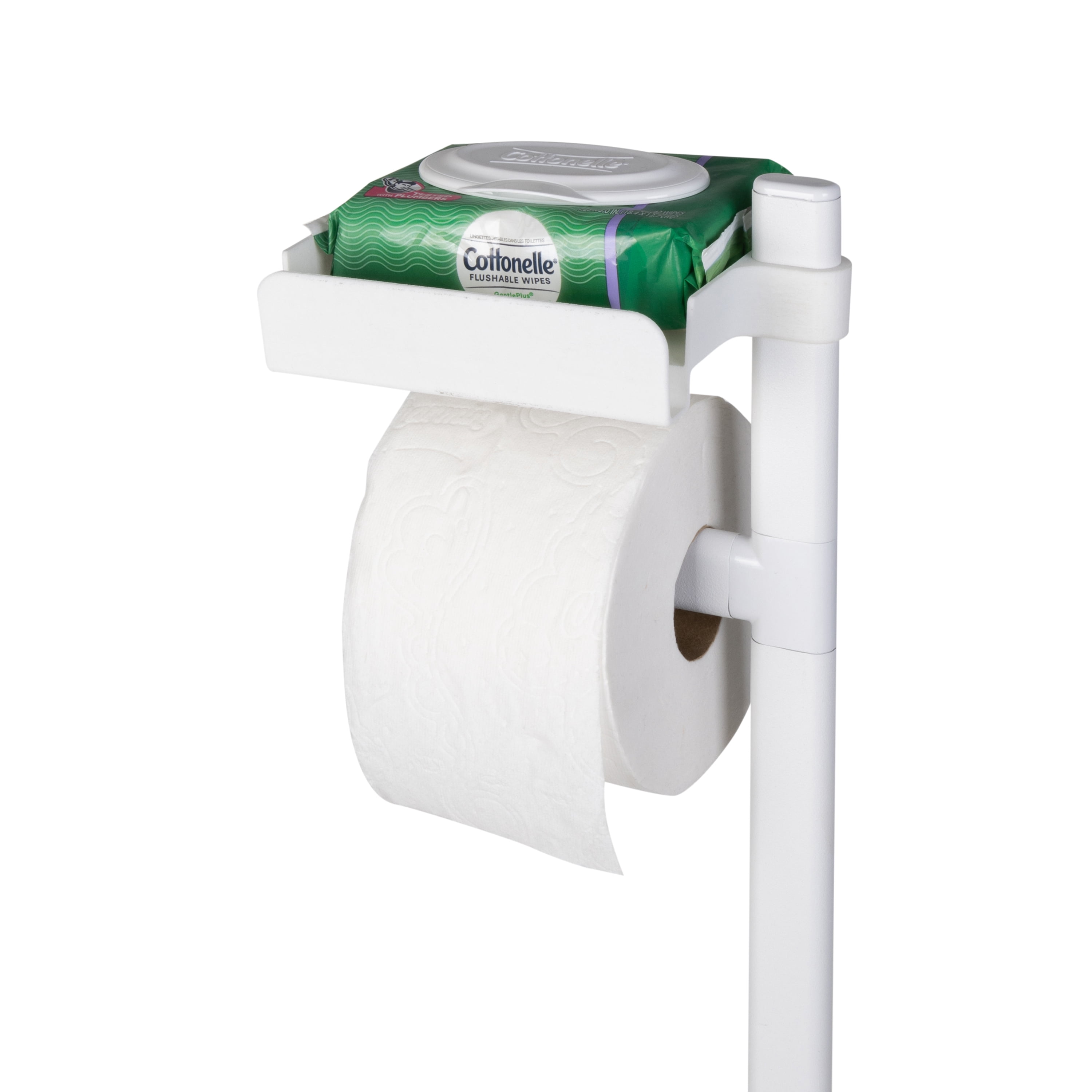 Bath Bliss 3 in 1 Toilet Paper Dispenser in White