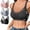 Gray, variant on 3 Pcs Jelly Bras for Women Mesh Wireless Crossover Bra Seamless Full Coverage Lift T Shirt Bralettes