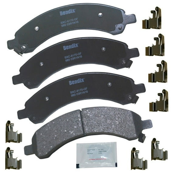 Disc Brake Pad Set Fits select: 2004-2008 CHEVROLET EXPRESS G3500, 2003 CHEVROLET EXPRESS G2500