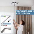 thumbnail image 6 of Wall Cleaner Mop with Long Handle,Baseboard Cleaner ,with Extension Pole and 6PCS Replaceable Microfiber Head Pads for Home Cleaning, 6 of 7