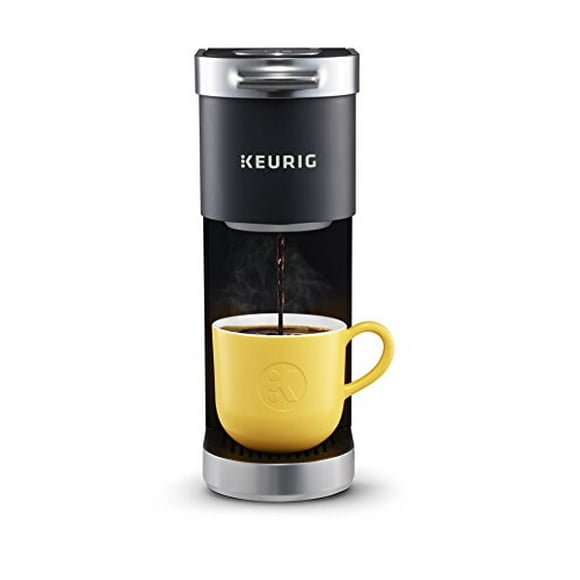 Keurig K-Mini Plus Coffee Maker, Single Serve K-Cup Pod Coffee Brewer, Comes With 6 to 12 Oz. Brew Size, K-Cup Pod Storage, and Travel Mug Friendly, Black