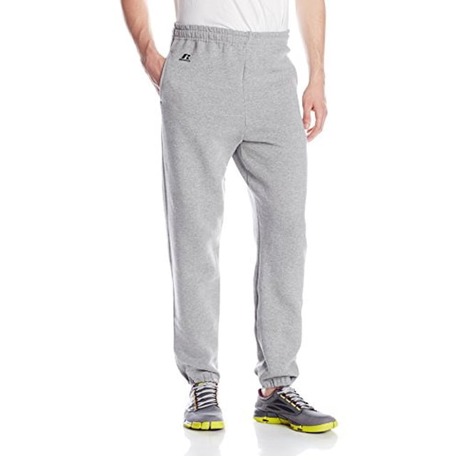 Russell Athletic Men's Dri-Power Closed-Bottom Fleece Pocket Pant - 4X-Large - Oxford