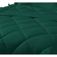 thumbnail image 7 of DNG Creations 5 Piece Ruffle Diamond Comforter All Season 550 GSM Oversized King Size - 800 Threads Count, 100% Egyptian Cotton Solid Teal Green Colour, 7 of 7