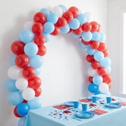 9 Blue Mix Latex Balloons, 20 Pieces, by Way To Celebrate