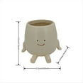 thumbnail image 2 of Maceta con Cara Sonriente, Maceta Divertida para Plantas de Interior y Exterior, Macetas con Cabeza , Maceta Decorativa con Cara Única A, 2 of 5