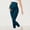 Blue, variant on Lutiedan Maternity Leggings for Women Over The Belly High Waist Pregnancy Yoga Pants Soft Stretchy Athletic Workout Gym Pants