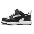 thumbnail image 1 of Tenis Puma Rebound V6 Lo AC + INF para Niños Pequeños 397420-01 negro 15, 1 of 3