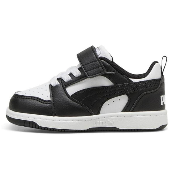 Tenis Puma Rebound V6 Lo AC + INF para Niños Pequeños 397420-01 negro 14