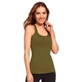 thumbnail image 1 of Top racerback Ilusión 4488 verde oscuro CH, 1 of 5
