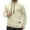 Khaki, variant on Men's Drawstring Casual Versatile Hooded Hoodie, Adjustable Fit for Outdoor and Everyday Wear,White,M