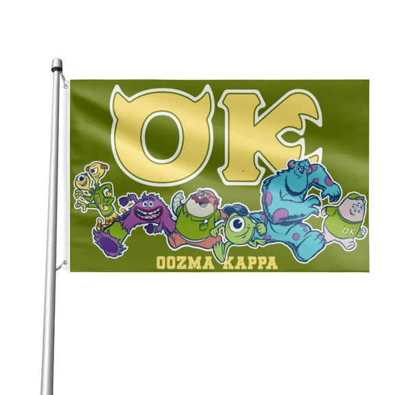 Monsters University Outdoor Decor Flags Vivid Color, One side Stitched Flags，Decoration Flag 12*18IN