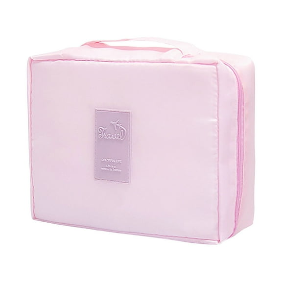 Aihimol Portable Portable Makeup Bag With Large Capacity, And Multi Compartment Travel Toiletries Storage Bag