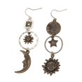 thumbnail image 2 of pendientes bohemios,Anillos bohemios de estilo nacional bohemio vintage,Pendientes colgantes largos de aleación Mitología griega,Borla Hoja Estrellas Cara ,Mujeres Yuyangstore pendientes bohemios, 2 of 8