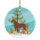 thumbnail image 1 of Adorno navideño de cerámica Caroline's Treasures Hannoverian multicolor, 1 of 1