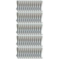 thumbnail image 2 of SOCKS'NBULK 60 Pairs Wholesale Bulk Sport Cotton Unisex Crew, Ankle, Tube Socks, Men Woman Children Sock Size 10-13" (Kids White Crew 6-8), 2 of 4