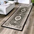 thumbnail image 5 of MDA Rug Imports Tabriz Collection Area Rug Black 8'7'' X 11'11'' 9' x 12' Gold,Beige,Ivory Rectangle, 5 of 5