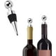 thumbnail image 5 of 3 tapones para botellas de vino y 3 tapones para champán, tapones para sellar botellas de ahorro de vino de acero inoxidable, corchos, para bebidas, champán, vino espumoso, bar, boda, vacaciones,, 5 of 5