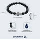 thumbnail image 5 of Pulsera Hombre Cruz LUCKMAN Jade Negro Acero Inoxidable Modelo Ezra Plateado UNITALLA, 5 of 6