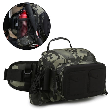 Heavy-Duty Oxfords Cloth Fishings Tackle Bags Fishings Gear Organizers Multipockets Rod Gear Storage Bags Easily Carry